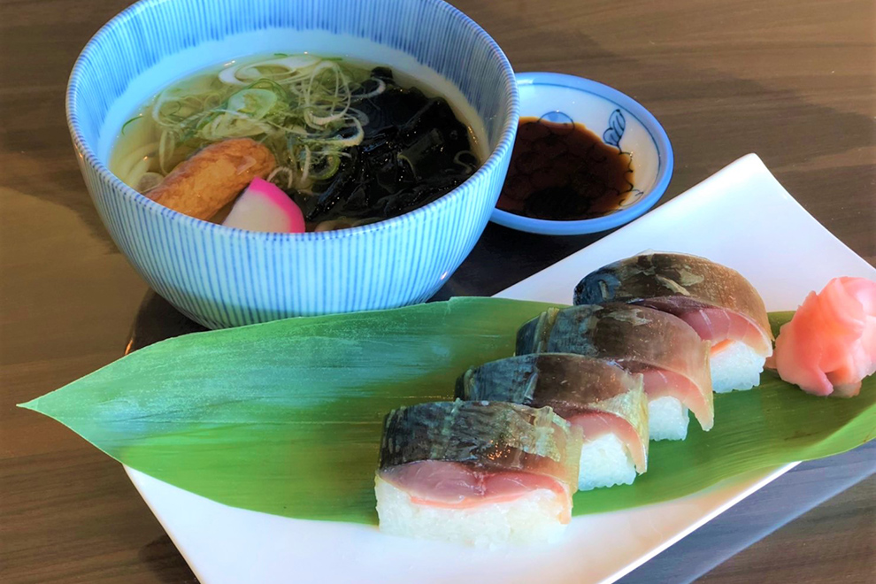 鯖寿司うどん（そば）